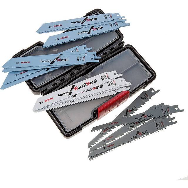 Bosch 20 Piece Wood and Metal Reciprocating Sabre Saw Blade Set