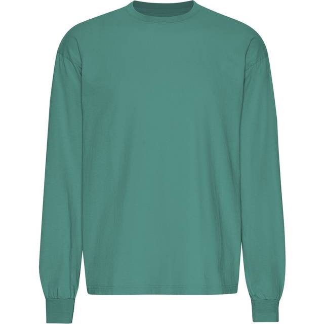 Oversized long-sleeve T-shirt Colorful Standard Organic Pine Green - Vert