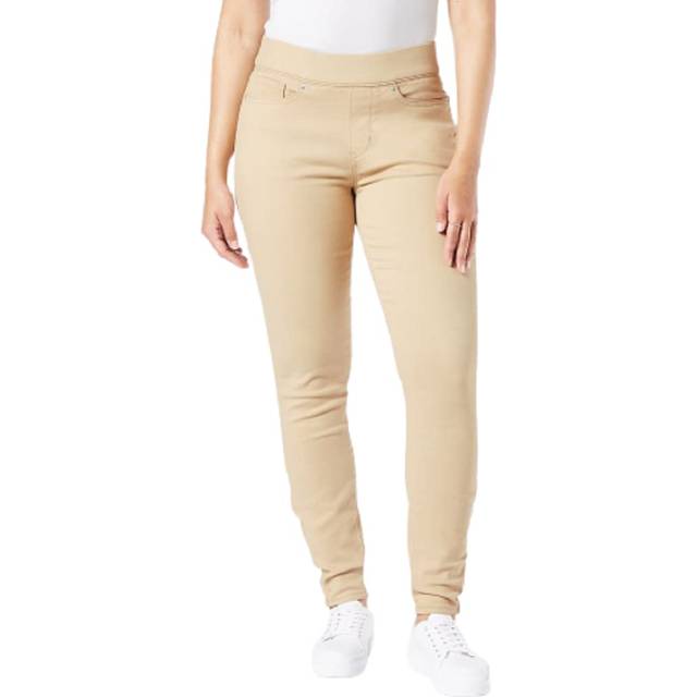 Levi Strauss Signature Gold Women's Totally Shaping Pull-on Skinny Jeans Available in Plus Size  Safari  24 Long