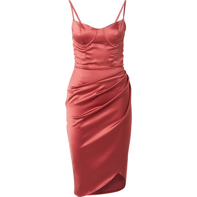 Francesca Midi Dress - Terracotta - 12