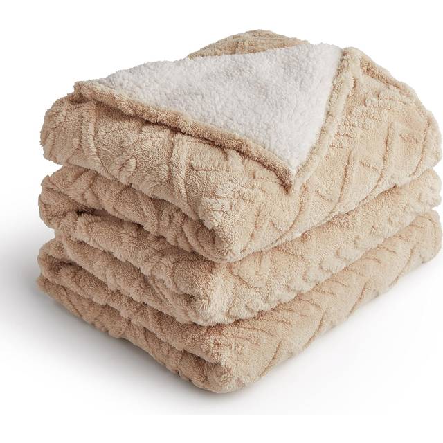 Silentnight Snugsie Giant Throw - 180 x 240 cm - Cable Knit - Natural Cable (180cm W X 240cm L)