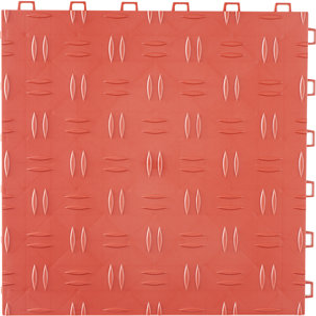 Vevor garage tiles interlocking 12x12 in 50 pack garage flooring tiles red