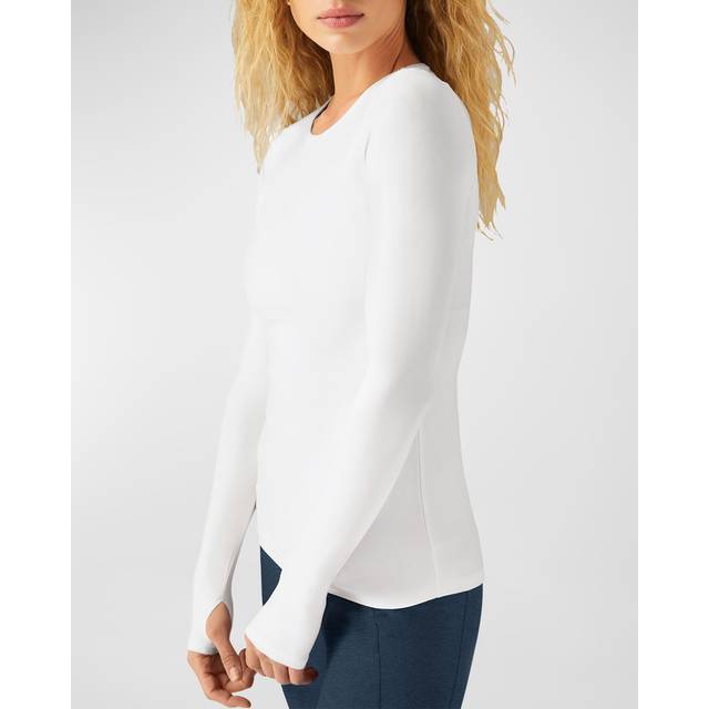 Classic Crew Pullover w/ Thumbholes - CLOUD WHITE - Medium