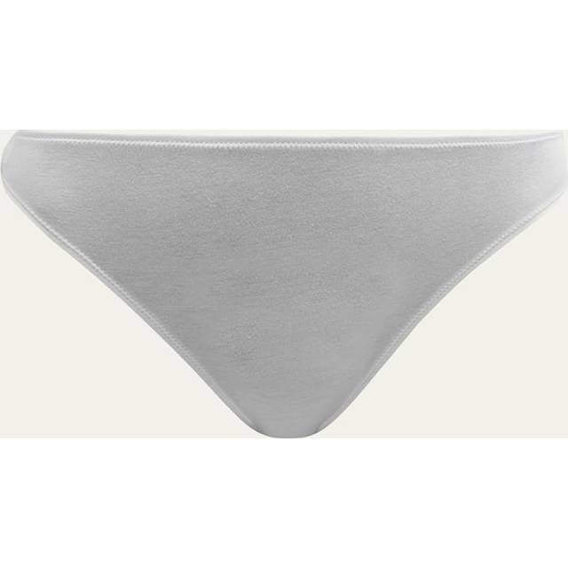 Galen Whisper Weight High-Leg Bikini Briefs - WHITE - 3 (L)
