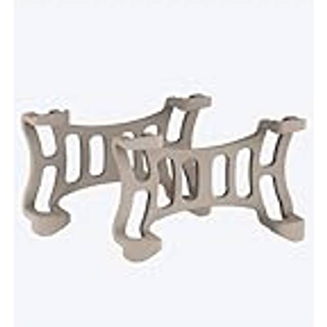 Tractive Hund 6, Rubber Clips, Brown, 2 st -