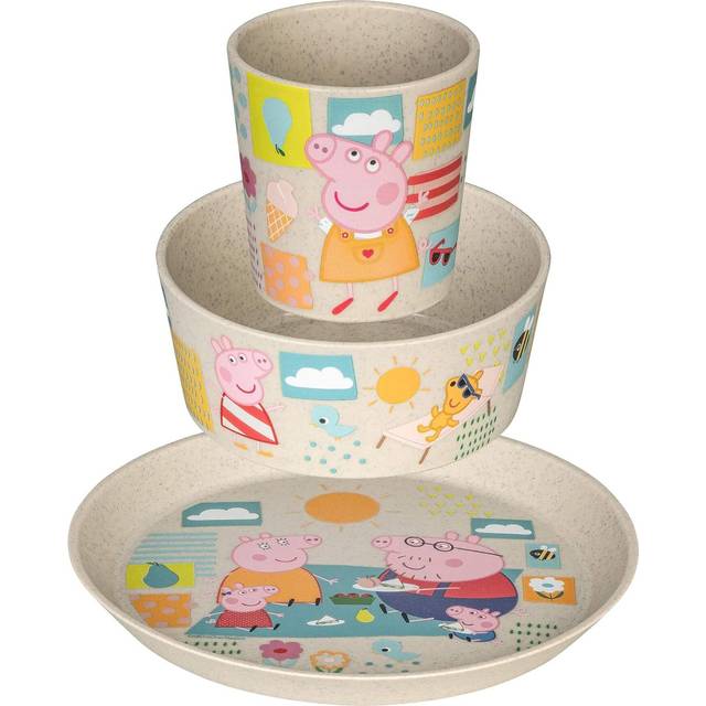Koziol Connect children's dinnerware 3 pieces Greta Pig
