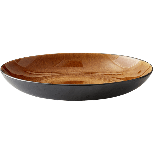 Fat 40 cm Svart Amber - Amber och svart