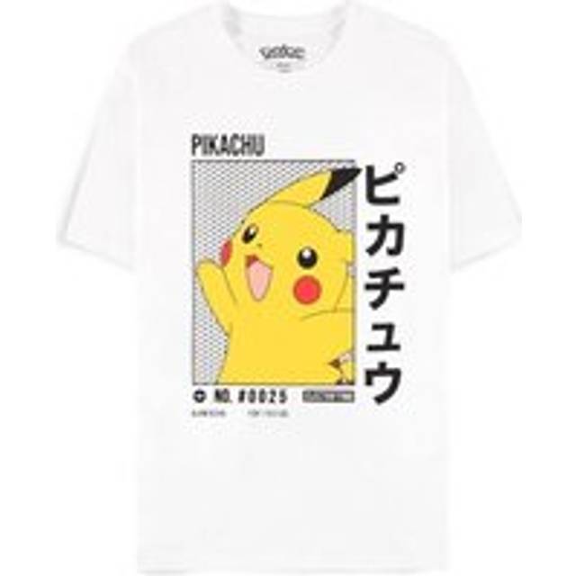 Pokémon - Pikachu White - T-Shirt - white - M - 100% Cotton,Jersey