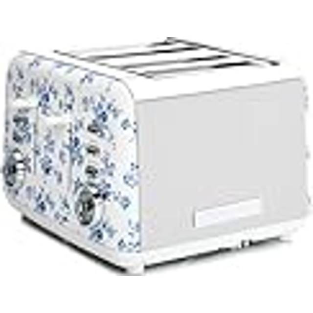 Laura Ashley - Brödrost 4-skivor China Rose blå/vit