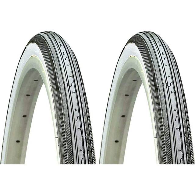 "Kenda K34 27 x 1-1/4"""""""""""""""" White Wall Road Bike Tires  Wire Bead - Pair (2 Tires)"