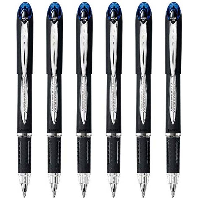 Uni-Ball Jetstream Rollerball Pen  1.0mm  Bold Point  6-Count (Blue  Bold)