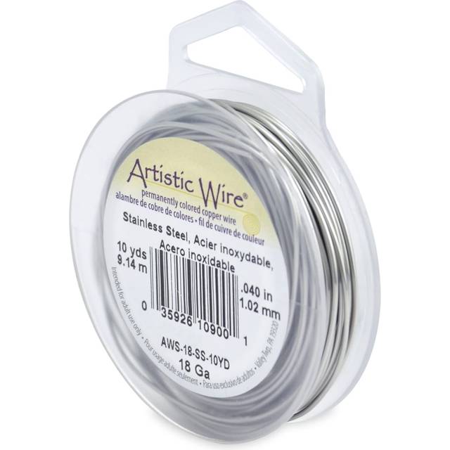 Artistic Wire 18 Gauge Stainless Steel Craft Jewelry Wrapping Wire Wire  10 yd