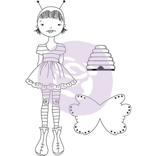 Prima Marketing JN Doll StampsBee Girl