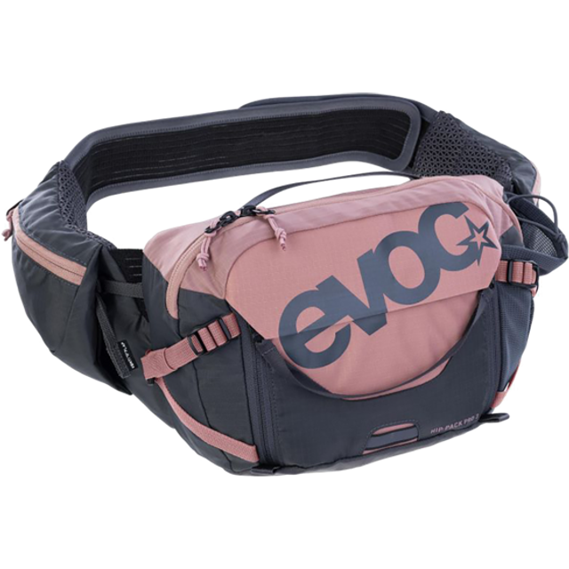 Evoc Hip Pack Pro 3L Hydration Pack &amp; 1.5L Bladder - Dusty Pink/Ca