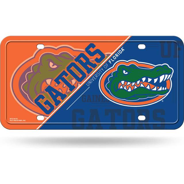 Rico NCAA University Of Florida Gators Metal License Plate Tag