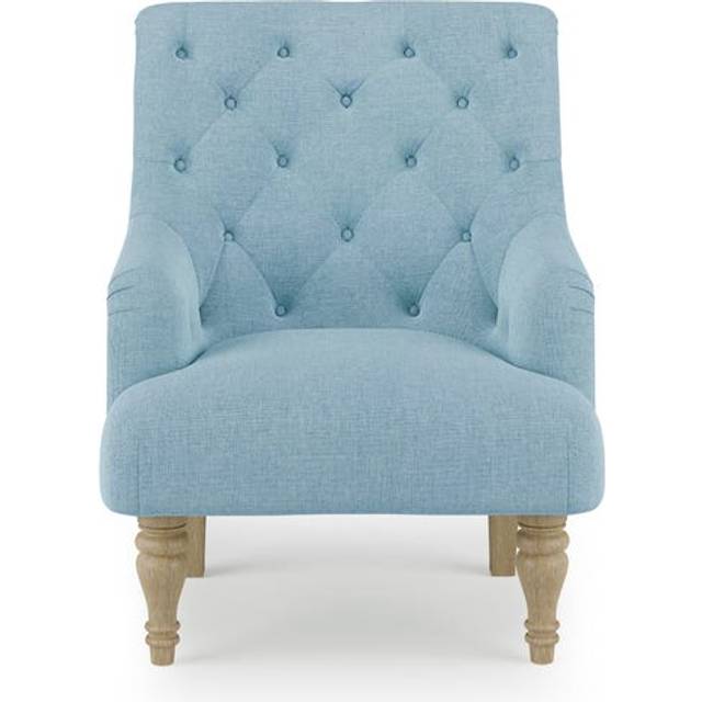 Arianna Flatweave Occasional Armchair - Duck Egg