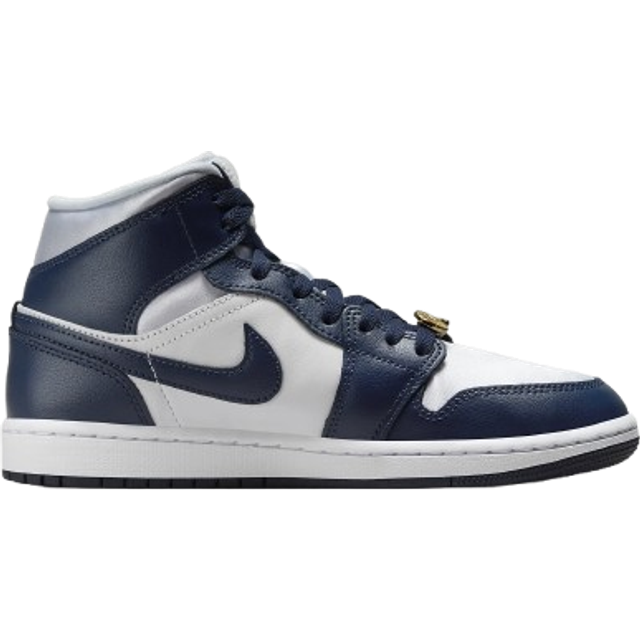 Nike Air Jordan 1 Mid SE W - Football Grey/White/Gym Red
