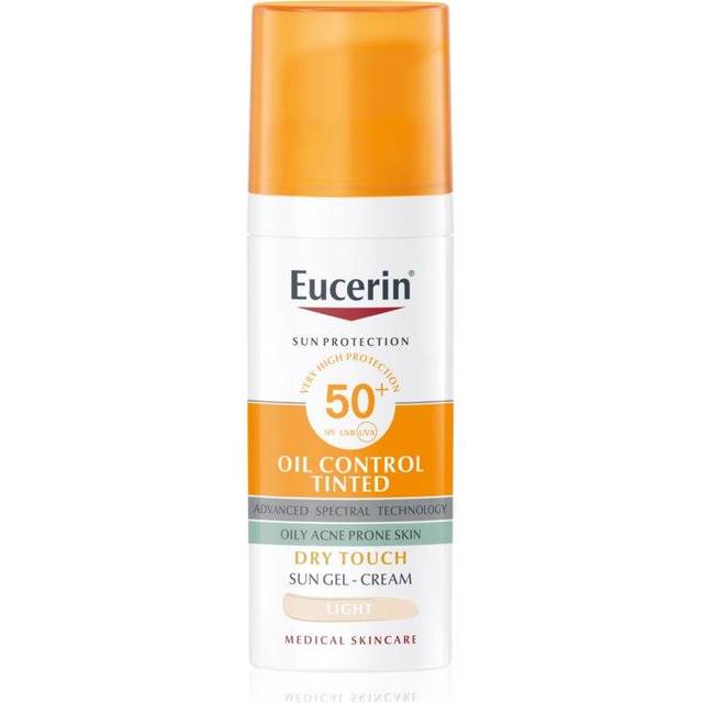 Eucerin Sun-Face Oil Control Färgad Spf50 ljus 50 ml