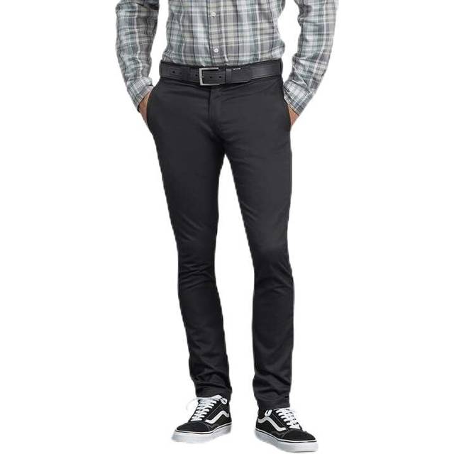 Dickies Men's Skinny Fit Work Pants  Black