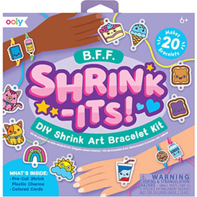 Shrink-Its! D.I.Y. Shrink Art Bracelets Kit - B.F.F. - Arts & Crafts for Ages 6 to 11 - Fat Brain Toys