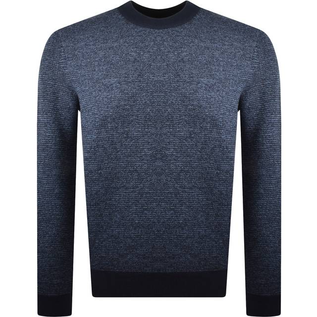 BOSS Orange Aspoki Cotton-Blend Knit Jumper - S - Blue