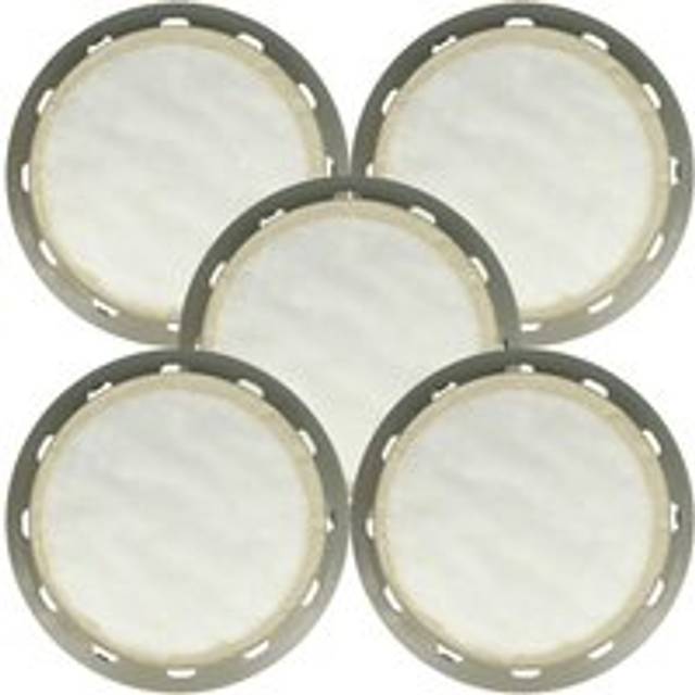 5x Filter compatible with Nilfisk Alto gd 950, gm 110, uz 872, uz 932, gm 115, gm 130 Vacuum Cleaner - hepa filter Grey White - Vhbw