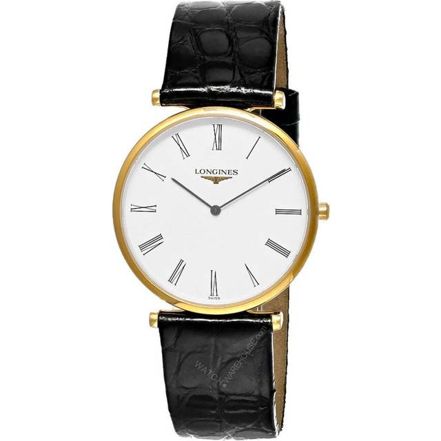 LONGINES La Grande Classique White Dial Black LTHR Men's Watch L4.766.2.11.2.B - 37 mm