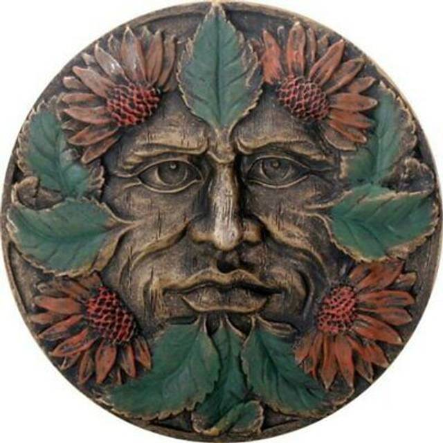 Greenman Plaque Summer Collectible Figurine
