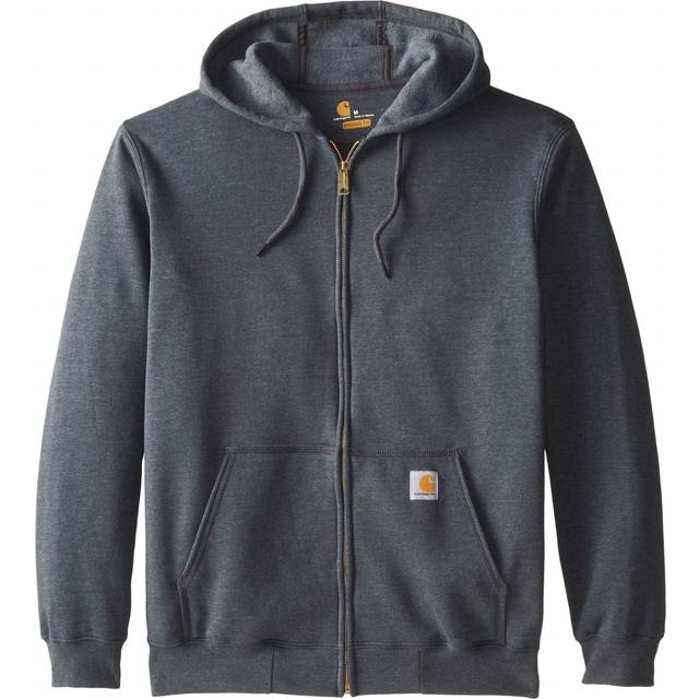 CarharttmensLoose Fit Midweight Full-Zip SweatshirtCharcoal HeatherSmall