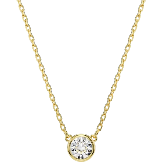 Swarovski Imber Gold-Tone White Crystal Pendant - 38cm