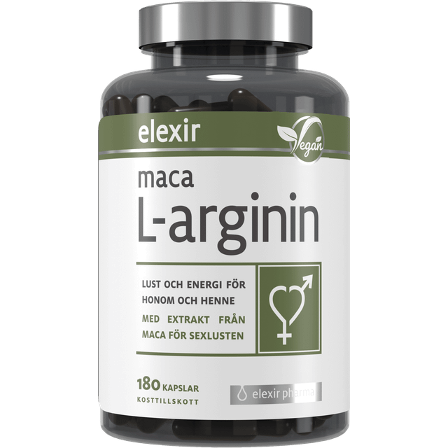 Elexir Maca L-arginin 180 kapslar