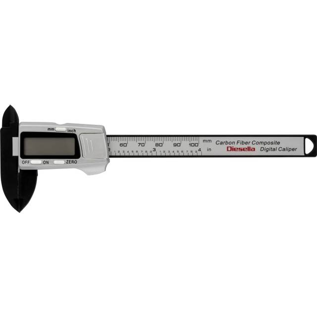 Digital skjutmått 0-100x0,01 mm i kolfiber