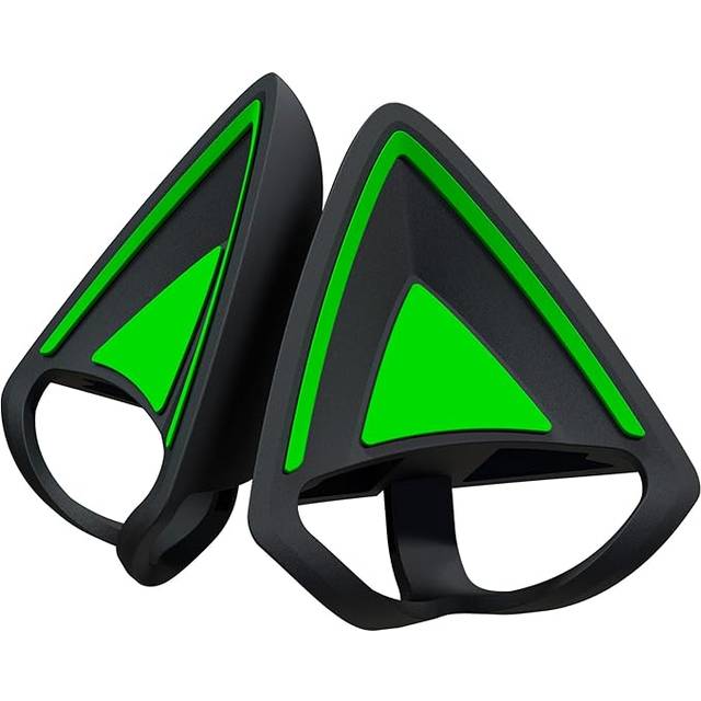 Razer Kitty Kattöron V2 - Universella Kitty-hörlurar med clips för headset (Kitty-hörlurar med clips, mångsidiga, justerbara remmar, 26 g lätt premiumsilikon) Svart