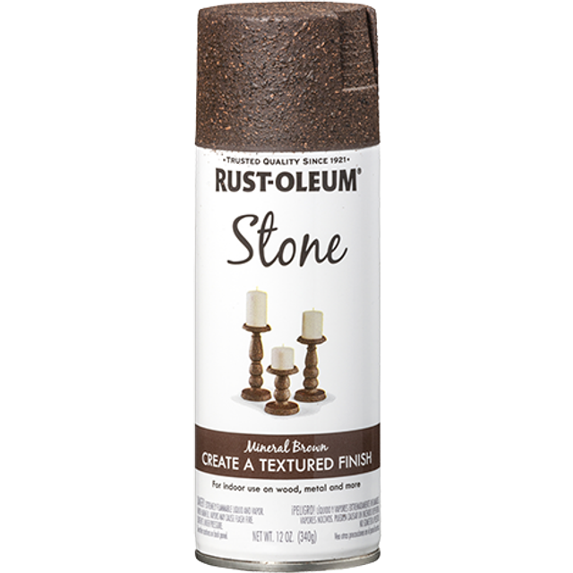 Rust-Oleum AE0070002E8 Textured Stone Effect Bleached Stone Spray Paint 400ml