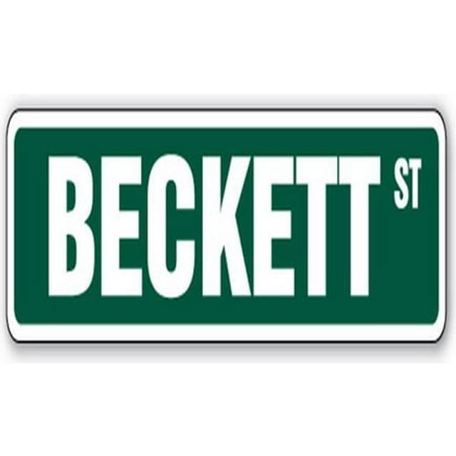 SignMission SS-BECKETT 18 in. Beckett Street Childrens Name Room Sign