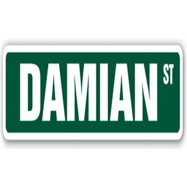 SignMission SS-624-DAMIAN 24 in. Damian Street Childrens Name Room Sign
