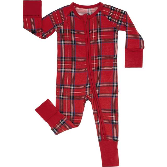 Little Sleepies Zippy Baby & Toddler Holiday Pajamas  Sleeper for Boys and Girls  Newborn Sleeper w/ 2-Way Zipper w/Mitten Cuffs  Made From Plant-Deri
