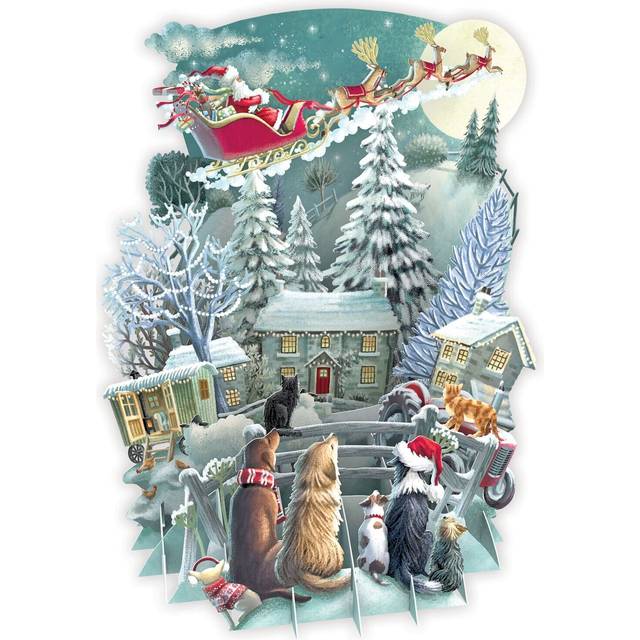 Me &amp; McQ It’s Santa 3D Christmas Card