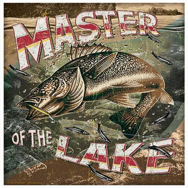 SignMission P-812 Master Of the Lake Master Of the Lake Novelty Sign