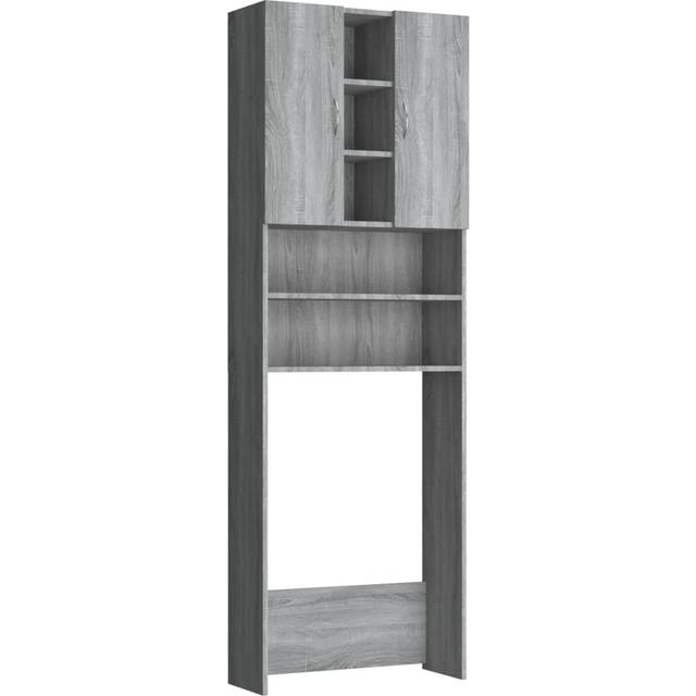 (grey sonoma) vidaXL Washing Machine Cabinet Bathroom Laundry Room Cupboard Storage Rack