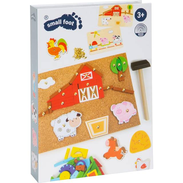 Legler Small Foot Farm Hammer Game