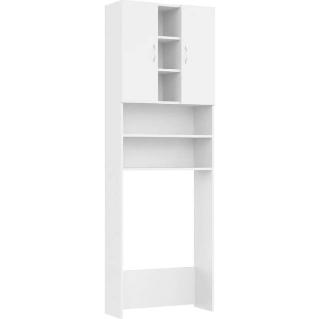 vidaXL Washing Machine Cabinet White 64x25.5x190 cm - white