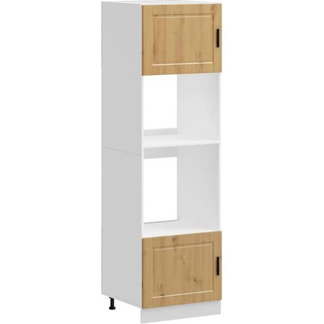 Oven Cabinets 2 pcs Porto Artisan Oak Engineered Wood Vidaxl