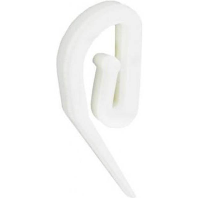 Securit Plastic Curtain Hooks One Size vit