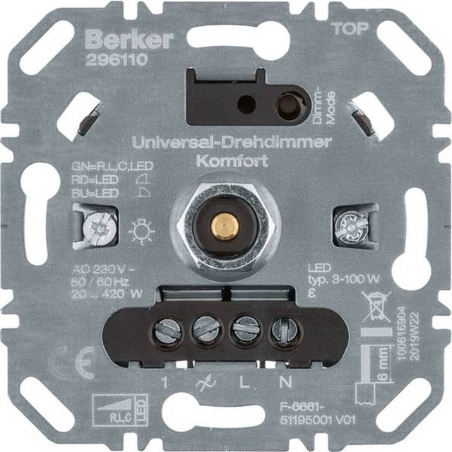 296110 - Dimmer flush mounted 20...420VA 296110