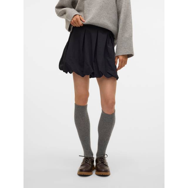 Vero Moda Vmottilie Mini MW Baloon Skirt VMA Dam Korta Kjolar Stl. XS - Från Magasin - Black (XS)