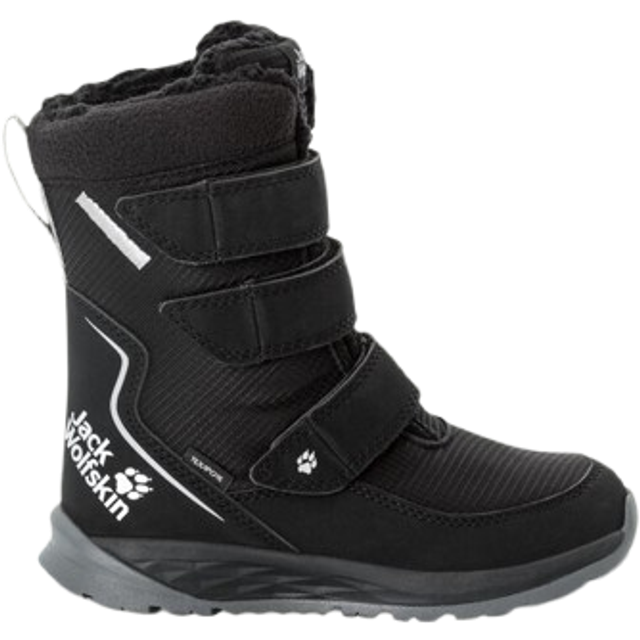 Jack Wolfskin Kids’ waterproof winter boots Polar Boot Texapore High VC Kids 38 black / grey Black / Grey