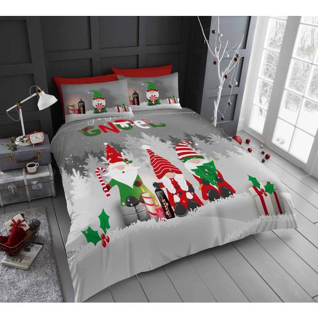 Joyeux Gnoel Xmas Duvet Cover - Multi - King