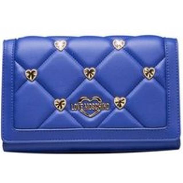 Blue Polyethylene Crossbody Bag