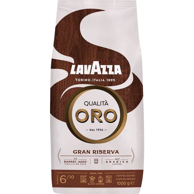 Lavazza Qualita Oro Gran Riserva - 1000 g. kaffebönor